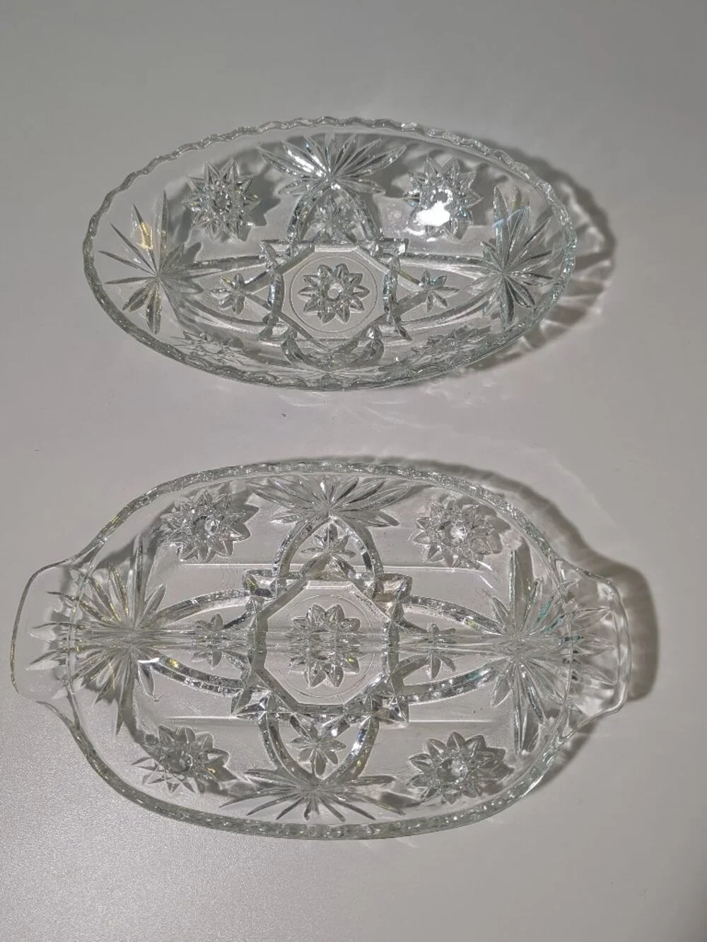 Pair Vintage Anchor Hocking 